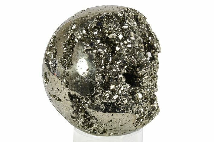 Polished Pyrite Sphere - Peru #231662